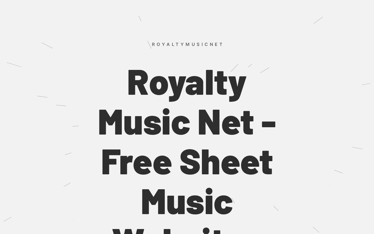 Royalty Music Net - Free Sheet Music Websites (PDF, MP3, MIDI)